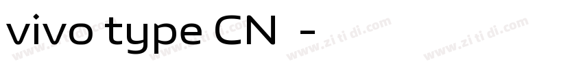 vivo type CN简字体转换